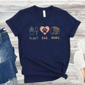 Cute Plant Dog Books Lover Shirt